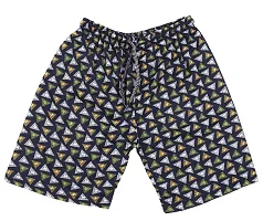 UNDERLOOP Trendy Unisex Printed Boxer/ Bermuda Shorts for Kids (Pack of 2) Multicolour-thumb2