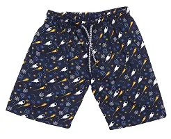 Underloop Trendy unisex printed boxer/ bermuda shorts for kids (colours May vary)-thumb3