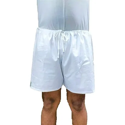 UNDERLOOP White Boxer/NADDI CHADDA/LATTA/Underwear with Strings Pack of 2