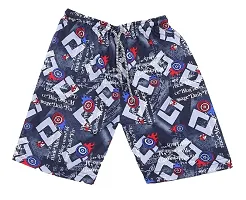 UNDERLOOP Trendy Unisex Printed Boxer/ Bermuda Shorts for Kids (Pack of 2) Multicolour-thumb4