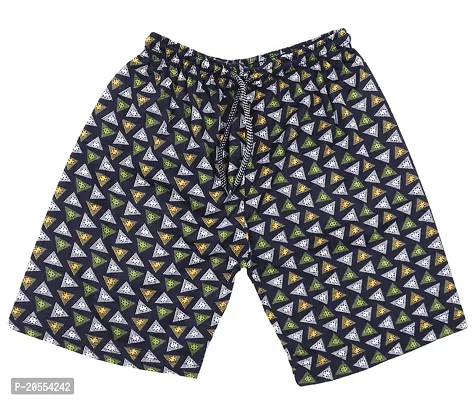 Underloop Trendy unisex printed boxer/ bermuda shorts for kids (colours May vary)-thumb3