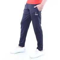 Men's Black 4 Way Lycra Track Pant(Stretchable)-thumb1