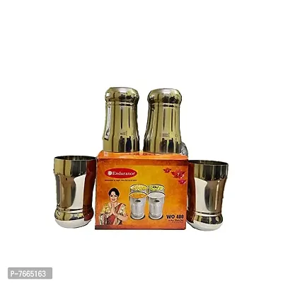 Endurance Stainless Steel Glass - Set of 4, Silver, 350ml-thumb0