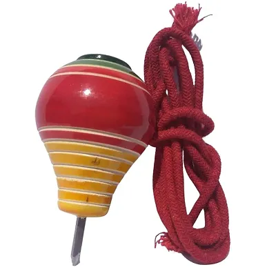 Buy wooden spinning tops lattoo bambaram buguri bongaram