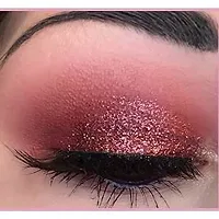 Cazo Eye Makeup 18 Color Rose Gold Edition Eyeshadow Palette  7 Pcs Makeup Brush combo set-thumb4