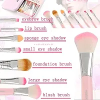 Cazo Eye Makeup 18 Color Rose Gold Edition Eyeshadow Palette  7 Pcs Makeup Brush combo set-thumb2