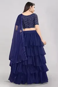 Ruffle Lehenga Choli Set-thumb1