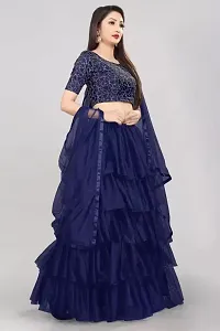 Ruffle Lehenga Choli Set-thumb3