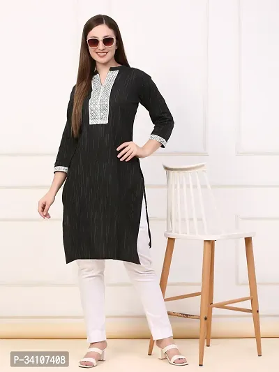 Stylish Cotton Blend Kurti for Women-thumb0