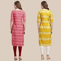 Beautiful Crepe Stitched Printed Kurta for Women Pack of 2-thumb3