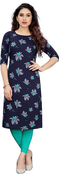 Beautiful Crepe Stitched Printed Kurta for Women Pack of 2-thumb1