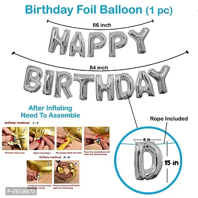 Sid pari saller Happy Birthday Foil Balloon Decoration Kit Combo For Birthday Decoration (Set of 32)-thumb3