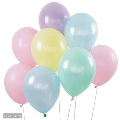 Pastel Rubb Balloons For Birthday Decoration Party/Birthday/Party Decoration Multicolor) (15pcs)-thumb3