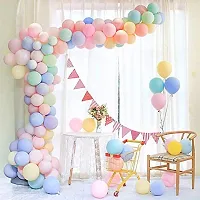 Pastel Rubb Balloons For Birthday Decoration Party/Birthday/Party Decoration Multicolor) (100pcs)-thumb3