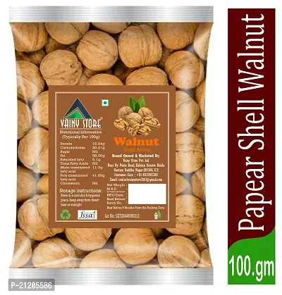 Premium Kashmiri Kagzi Walnut in Shell (Sabut Akhrot) (100 gm)