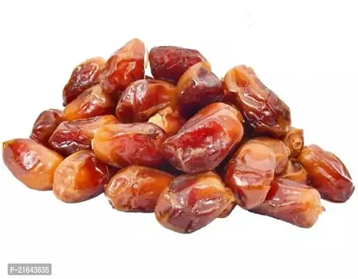 Khajur/Dates AND Khajur with Seeds Vaccum Pack Dates Arabian Dates Pin Khajoor Dry Fruits Dates (500gm)-thumb0