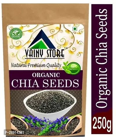 Raw Unroasted Chia Seeds -250 Gram