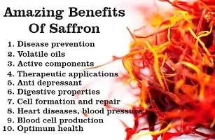 Kashmiri Saffron/Kesar (A++ Grade) for Pregnant Women, Skin, Face, Food and Puja 1/4 (0.025 g) Pack of 1-thumb2