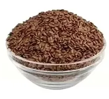 Alsi beej/Flax Seed/ Premium Rosted Flax Seeds Flax Seeds/Alsi/Avise Ginjalu/Tisi Seed Diet Food-500gm Organic | Chemical Free  Pesticides Free | Enhances Flavour linseed-thumb1