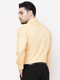 Stylish Cotton Long Sleeve Solid Shirt For Men-thumb2