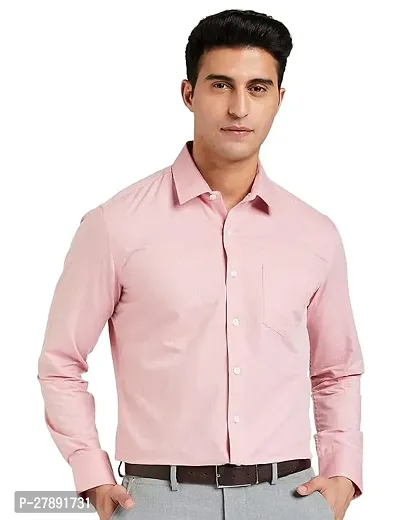 Stylish Cotton Long Sleeve Solid Shirt For Men