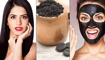 Olvedic 100 % Pure Organic Activate Charcoal Powder For Skin Care -(150 gm)-thumb2