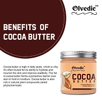 Olvedic Ivory coco & Shea Butter | Raw | Unrefined | African | Great For Face, Skin, Body & Lips (Cocoa Butter, 400 gm)-thumb3