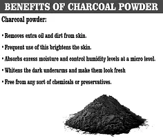 Olvedic 100 % Pure Organic Activate Charcoal Powder For Skin Care -(150 gm)-thumb1