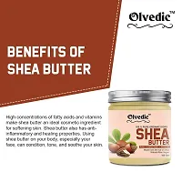 Olvedic Ivory coco & Shea Butter | Raw | Unrefined | African | Great For Face, Skin, Body & Lips (Shea Butter, 100 gm)-thumb3