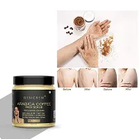 Desicrew Arabica Coffee Face Scrub With Coffee, Caffeine And Cocoa Butter For Face 200 Gm Scrub (200 g)-thumb1