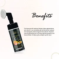 Desicrew Brightening Vitamin C Foaming with Built-In Face Brush for deep cleansing - No Parabens, Silicones Skin Brightning & Lightning For all skin types- Face Wash (100 ml)-thumb3