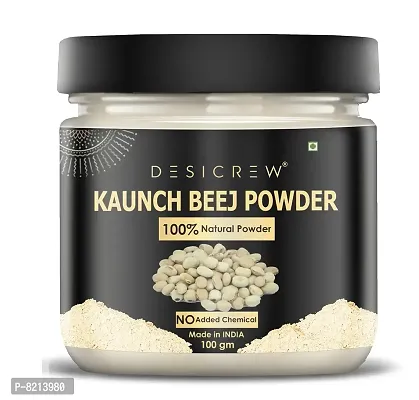 DESICREW Pure & Natural Kuanch Beej Powder For Skin Toning, Anti-Ageing, Blackhead Removal, Anti Acne & Pimple Free, Deep Cleansing, Skin Face Pack 100 GM