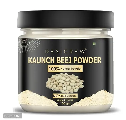 DESICREW Pure & Natural Kuanch Beej Powder For Skin Toning, Anti-Ageing, Blackhead Removal, Anti Acne & Pimple Free, Deep Cleansing, Skin Face Pack 100 GM-thumb0