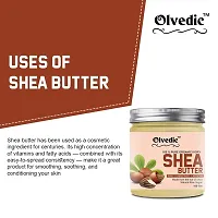 Olvedic Ivory coco & Shea Butter | Raw | Unrefined | African | Great For Face, Skin, Body & Lips (Shea Butter, 200 gm)-thumb2