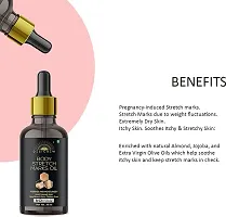 Desicrew Organic Body stretch mark removal Oil | Anti Aging | Pregnancy Stretch Mark Removal Oil| Scar Removal | Anti Wrinkle | Skin Hydration(30 ml)-thumb3