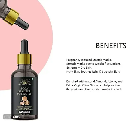 Desicrew Organic Body stretch mark removal Oil | Anti Aging | Pregnancy Stretch Mark Removal Oil| Scar Removal | Anti Wrinkle | Skin Hydration(30 ml)-thumb4