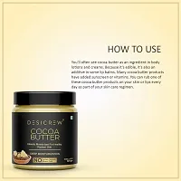 Desicrew Pure Organic Cocoa Butter For Stretch Marks & Daily Moisturising Pack of 2 jar 200 gm-thumb2