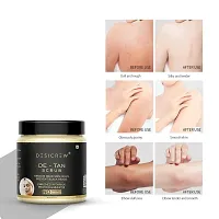 Desicrew De-Tan Face Scrub,Tan Removal Face Scrub for Glowing Skin Scrub All Skin Types Scrub (200 g)-thumb1