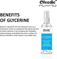 OLVEDIC Pure  Natural Oil Glycerine for Skin Hydrating And Moisturizing, Color-Treated-Hair (Combination Skin) 100 ml-thumb2