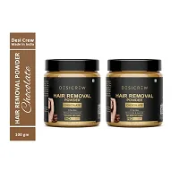 Desicrew 100 % Pure Hair Removal Powder For Underarms, Hand, Legs & Bikini Line Three in one Use For D-Tan Skin, Removing Hair, Remove Dead cell in Chocolate Fragrance- 100 gm (Pack of 2)-thumb4