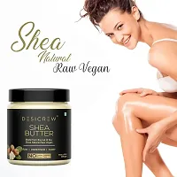 Desicrew Pure Organic Ivory Shea Butter | Raw | Unrefined | African | Great For Face, Skin, Body & Lips 100 gm-thumb1