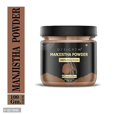 DESICREW Pure & Natural Manjistha Root Powder | Rubia Cordifolia (Indian Madder) 100 gm-thumb2