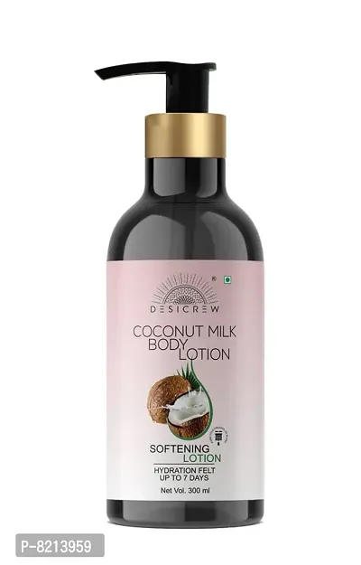 Desi Crew Coconut Milky Moisturizing Body Lotion For Deep Nourishing , Restores Glow Deep Hydration for Softening Lotion.-thumb4