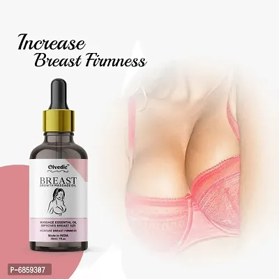 Olvedic Breast Growth Massage Oil 100% Natural Body Massage Oil for women Increase Breast A Perfect Shape With Fast - 36 30 ml-thumb0