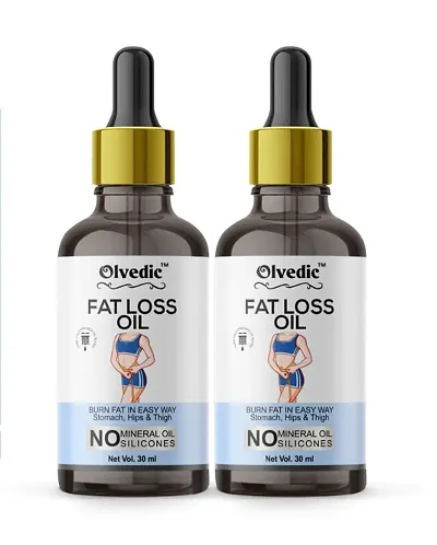 Olvedic Fat Loss Oil (Pack Of 2,3 And 4)