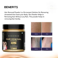 Desi Crew 100 % Pure Hair Removal Powder (Rose Fragrance ) For Underarms, Hand, Legs  Bikini Line  Men  Women 100 gm-thumb2