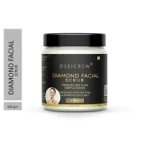 Desi Crew Diamond Facial Scrub- With Vitamin C  E -Sunscreen Effect-Deep Cleansing, Exfoliation, 100 gm-thumb2