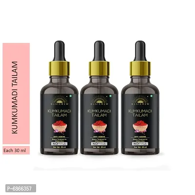 Desi Crew Kumkumadi Tailam Face Oil- for Glowing, Spotless, Anti-Ageing  Radiant Skin Golden Glow 90ml