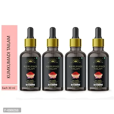 Desi Crew Kumkumadi Tailam Face Oil- for Glowing, Spotless, Anti-Ageing  Radiant Skin Golden Glow 120ml-thumb0