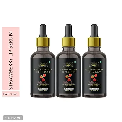 Desi Crew Strawberry Pink Lip Serum Oil For Strawberry Flavour , Lip Shine, Glossy, Soft With Moisturizer For Men  Women 90 ml